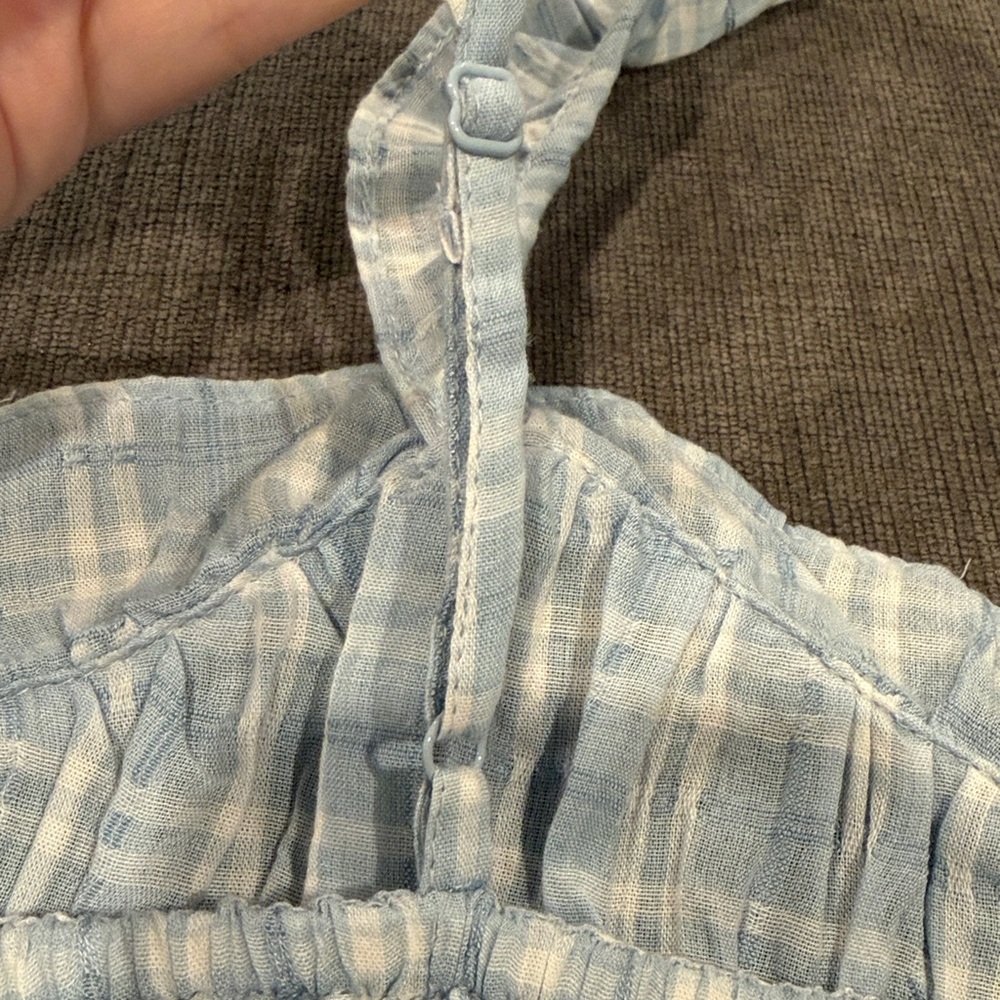 American Eagle Smocked Ruffle Tank Top - Size Large - NWT!! women’s tanks tops - Picture 6 of 12